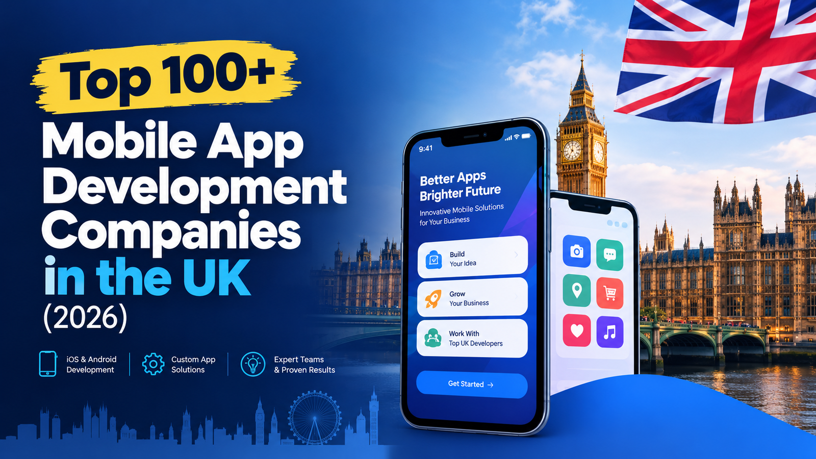 Top 100+ Mobile App Development Companies in the UK (2026)